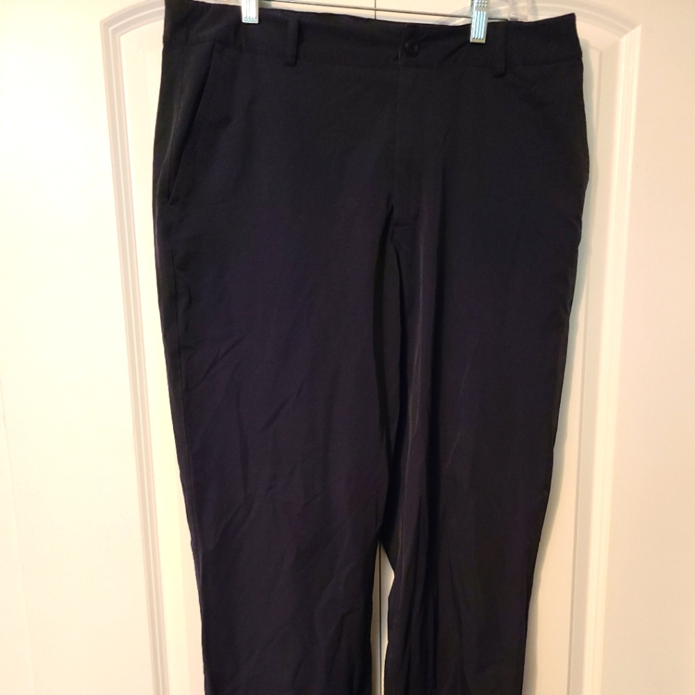 UNDER ARMOUR HEATGEAR MEN'S BLACK DRIVE GOLF PANTS